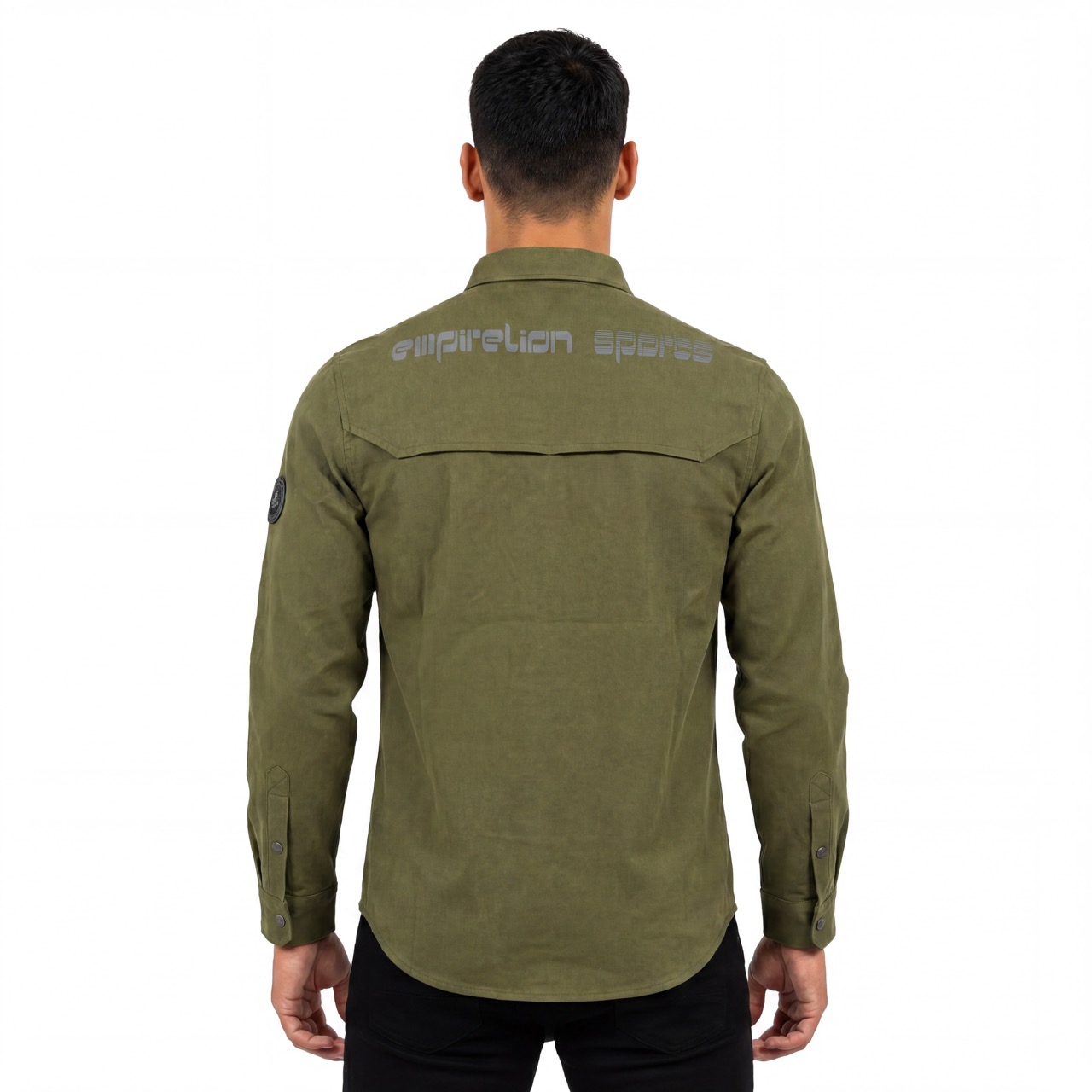 Chemise de trekking réfléchissante avec poche zippée scellée pour homme