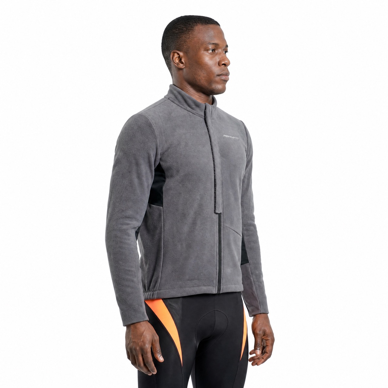 Veste de cyclisme d'hiver en polaire épaisse pour hommes