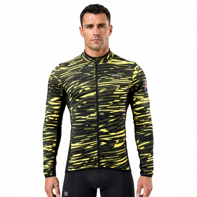 Veste de cyclisme à imprimé intégral
