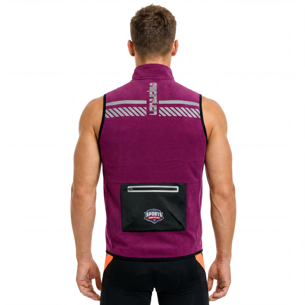 Gilet thermique matelassé réfléchissant Alpine pour hommes