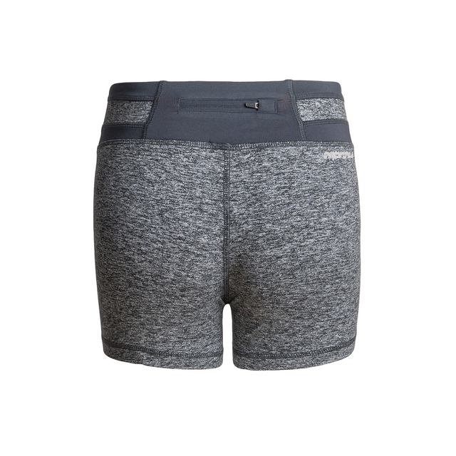 Compression athlétique féminine Running Shorts à glissière Pocket