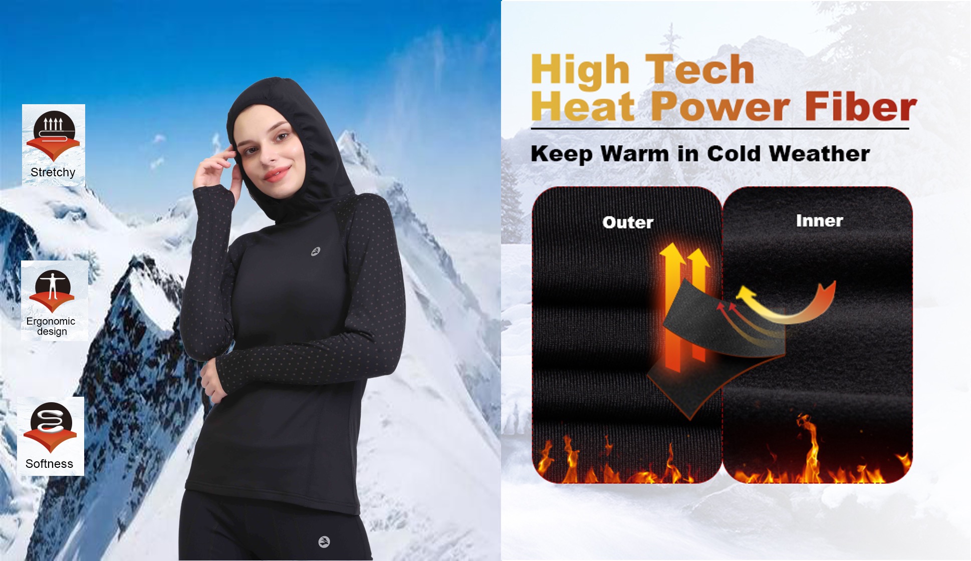 Fibre de puissance thermique