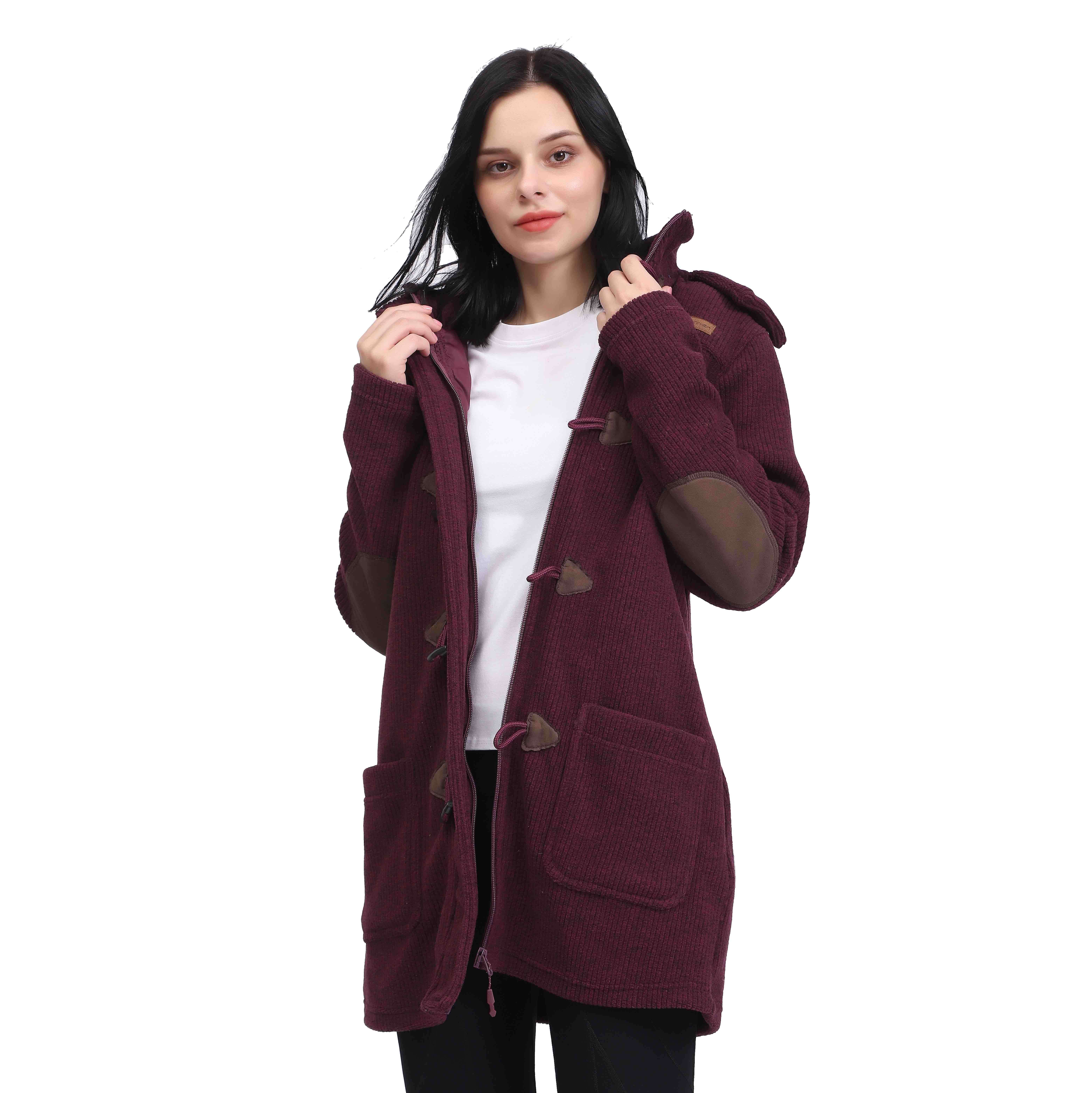 Cordon d'hiver pour femmes Ardemas de manteau de corne mignon chaud mignon