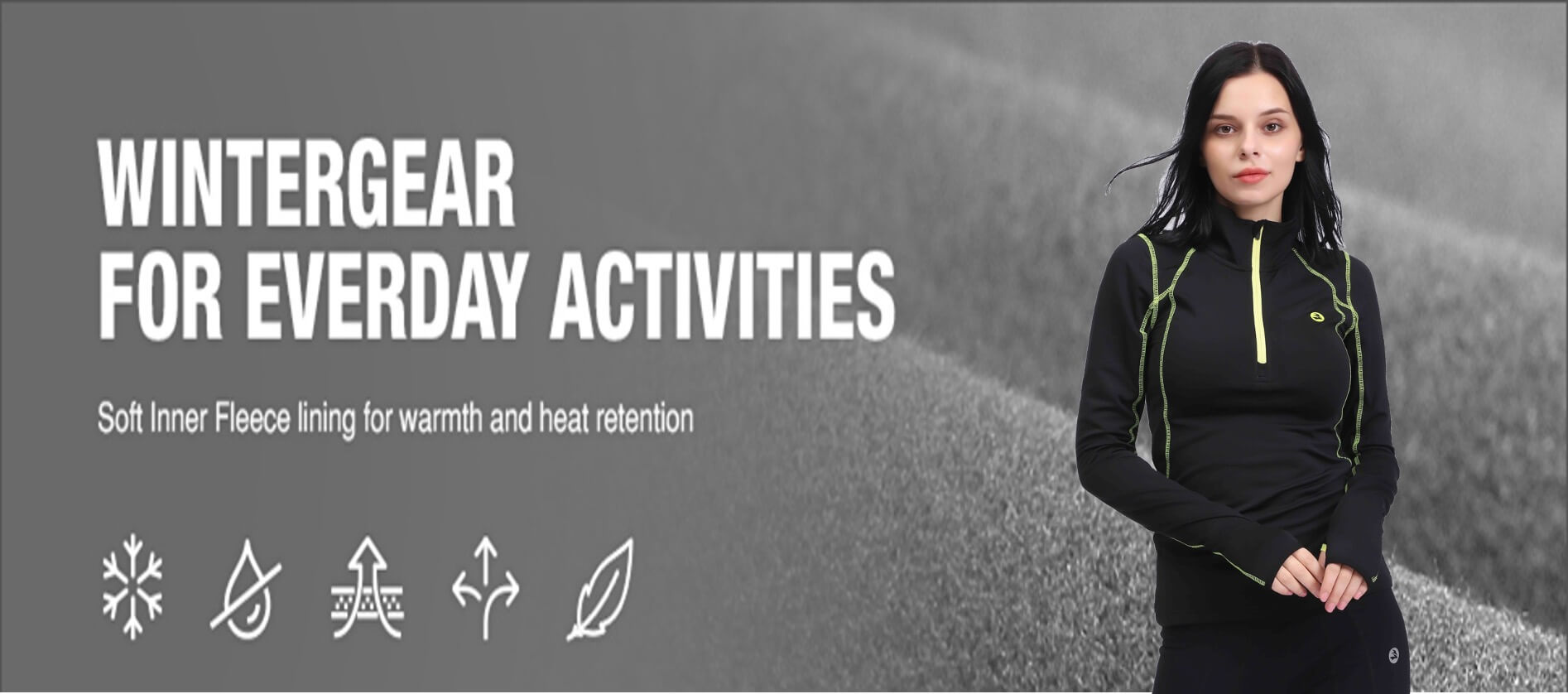 Haut &agrave; manches longues d'hiver