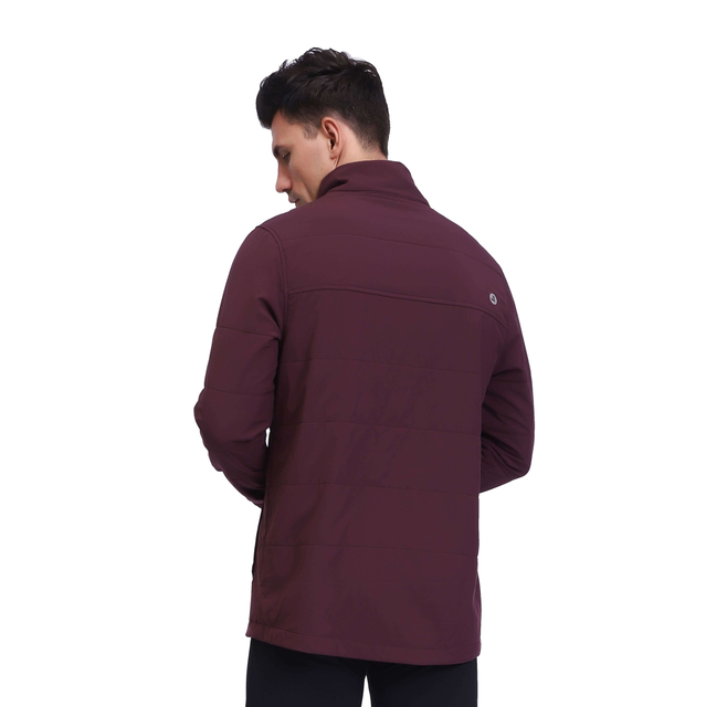 Vestes softshell décontractées à demi-fermeture éclair pour hommes
