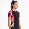 VMTR T-shirt à manches courtes et col rond pour femme