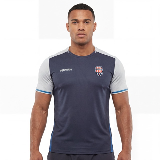 T-shirts color block hauts d'équipe de football 