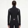 Veste de cyclisme à col haut et garnitures réfléchissantes pour femme
