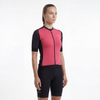 Maillot de cyclisme à manches courtes Color Block pour femme