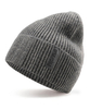 Bonnet à manchette en laine, chapeaux d'hiver chauds en tricot thermique épais, casquette d'extérieur extensible et douce