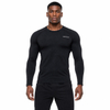 Sous-vêtements thermiques pour hommes, couche de base longue, intérieur en polaire, haut et bas, ensemble de 2 pièces