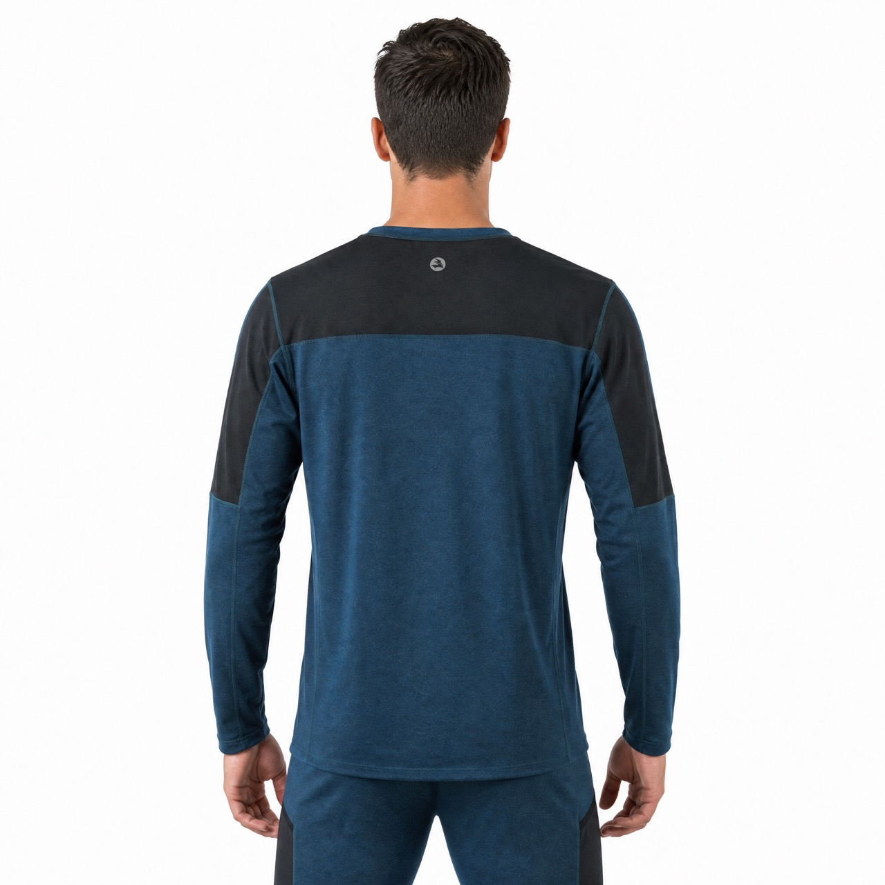 Hauts à blocs de couleur en laine mérinos pour hommes