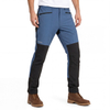 Pantalon de randonnée à ouverture zippée sur tout le côté pour homme Pantalon de neige à blocs de couleurs