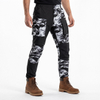 Pantalon de randonnée à panneaux de couleur imprimé camouflage pour hommes