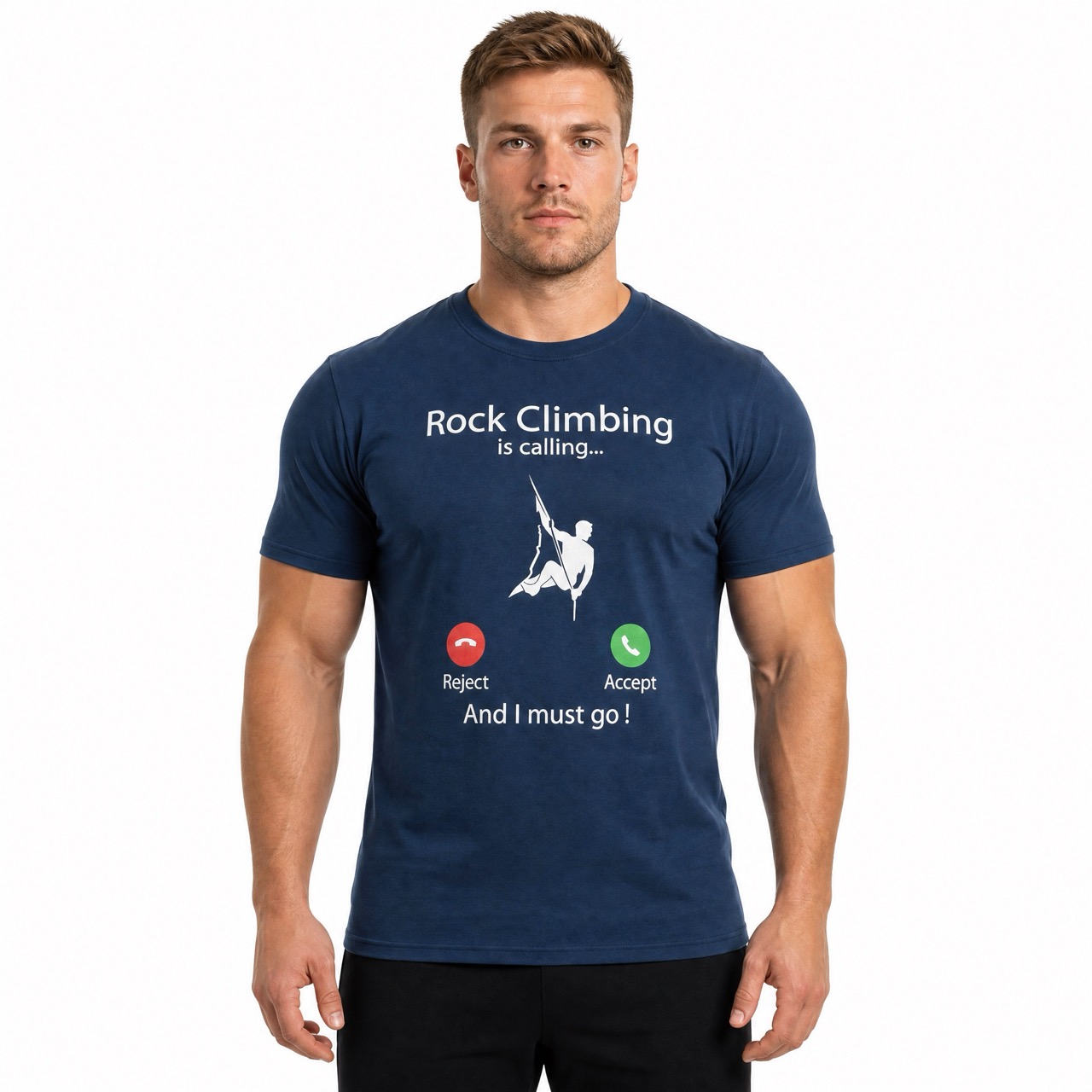 T-shirt à manches courtes pour hommes, escalade