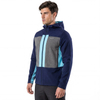Veste à capuche zippée pour hommes, randonnée, alpinisme, course à pied, couleur bloquée
