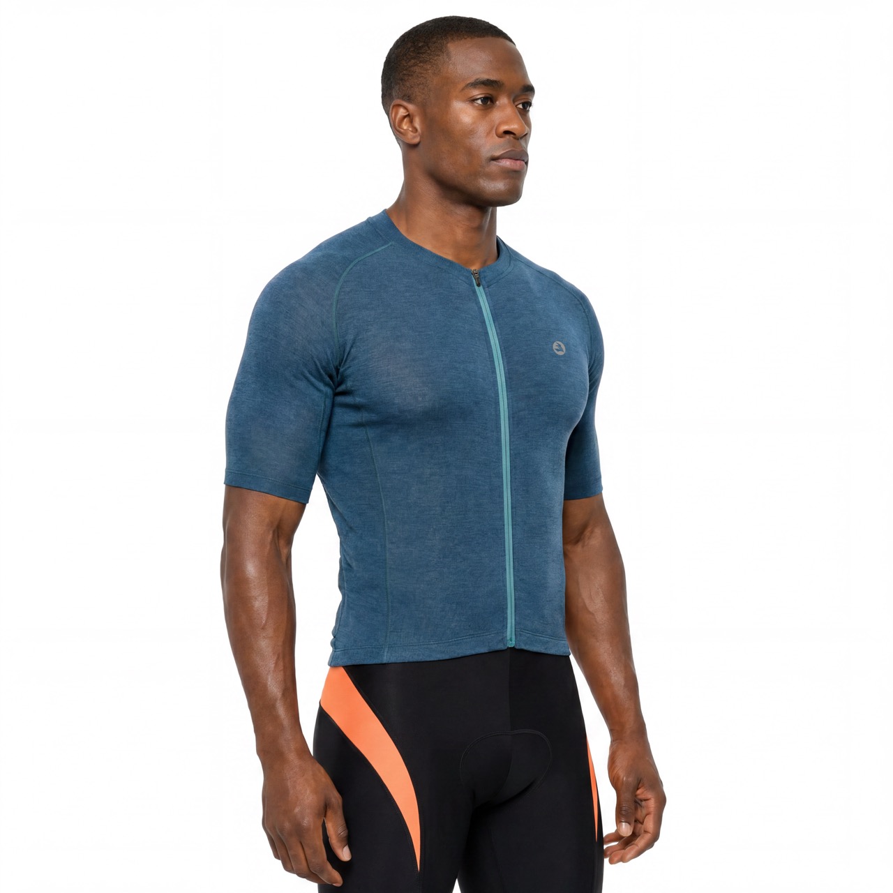 Maillot de cyclisme à manches courtes Raglan en laine mérinos