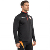 Hauts de sport à demi-zip et passepoil pour hommes
