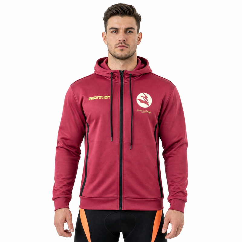 Sweat à capuche de sport surdimensionné avec logo imprimé pour homme 