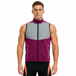 Gilet thermique matelassé réfléchissant Alpine pour hommes