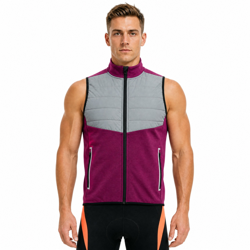Gilet thermique matelassé réfléchissant Alpine pour hommes