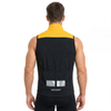 Gilet de cyclisme coupe-vent imperméable à doublure polaire