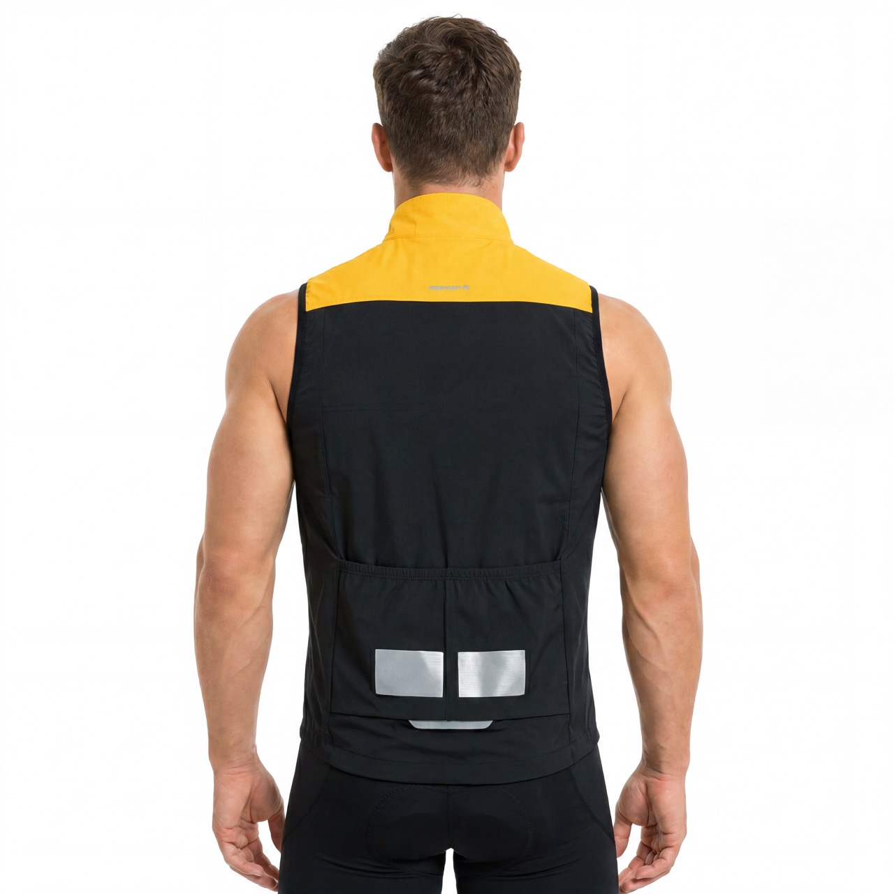 Gilet de cyclisme coupe-vent imperméable à doublure polaire