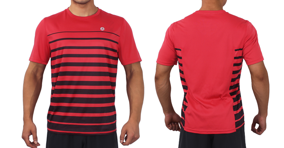 T-shirt d'impression de rayures