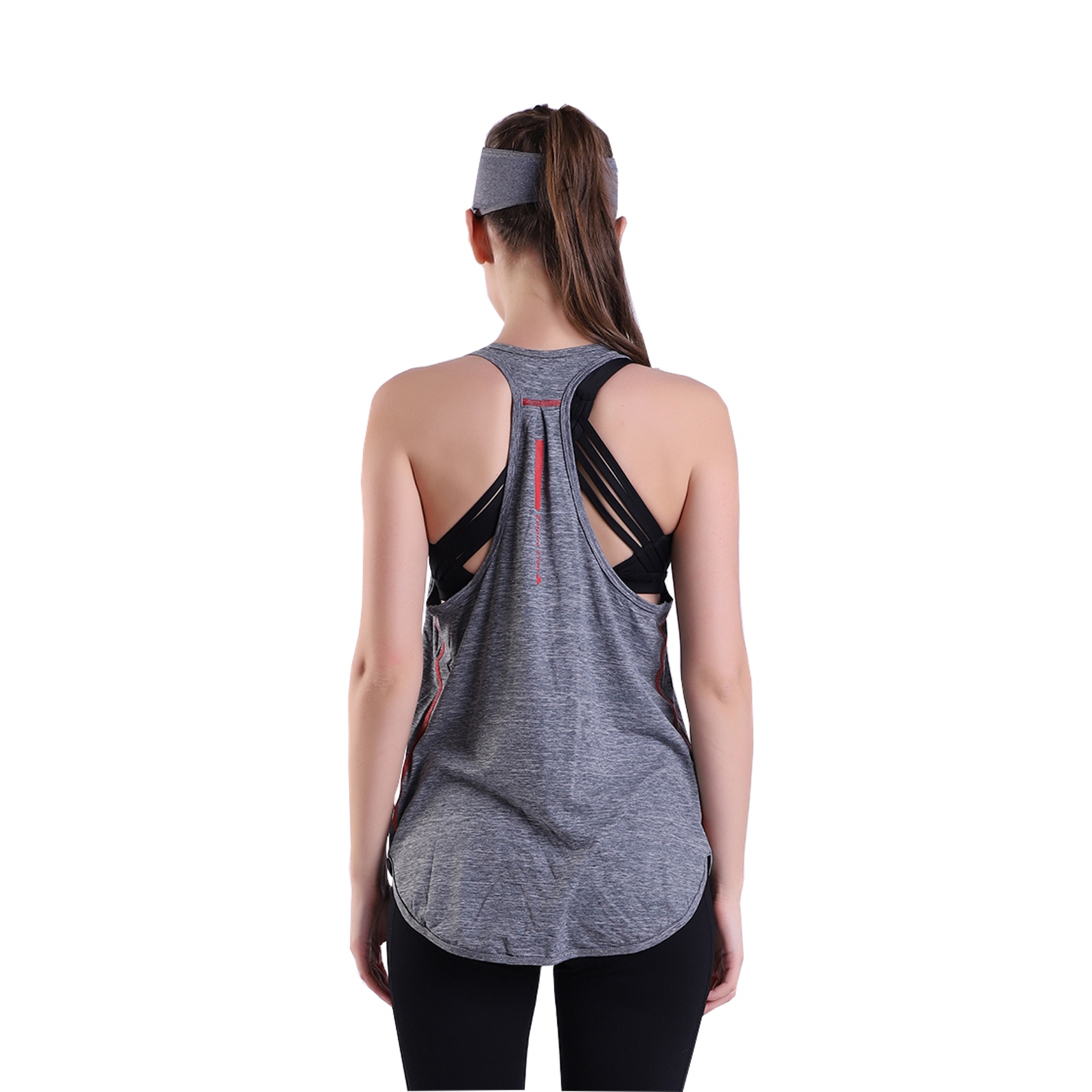 Femmes High Performance Stretchy Running Workout Yoga Tank 