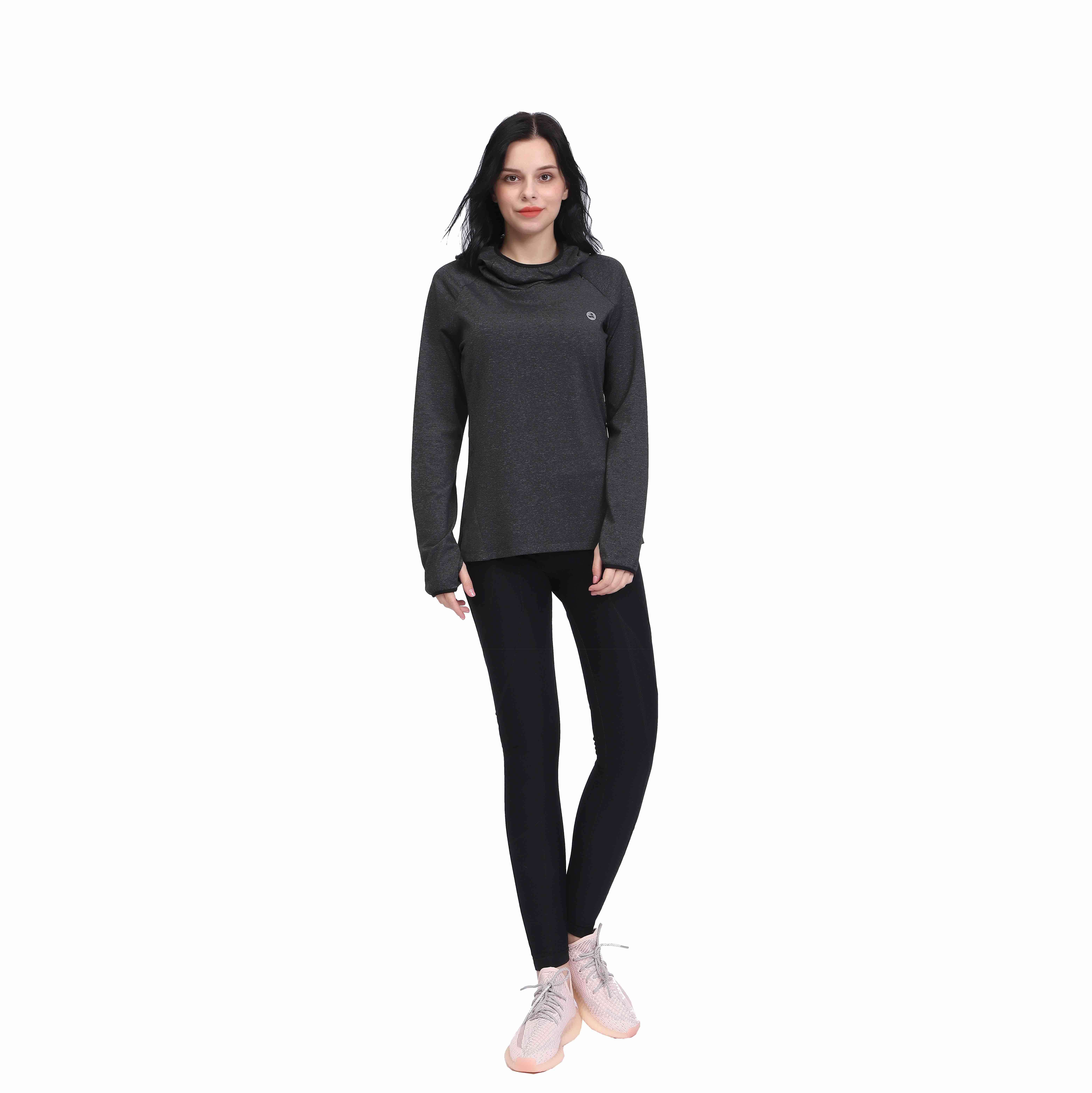 Counage de capot pour femmes à la fermeture à glissière Running Pullover Pullover 