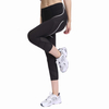 Femmes Panneau en relief Réflexion Running Capri Legging