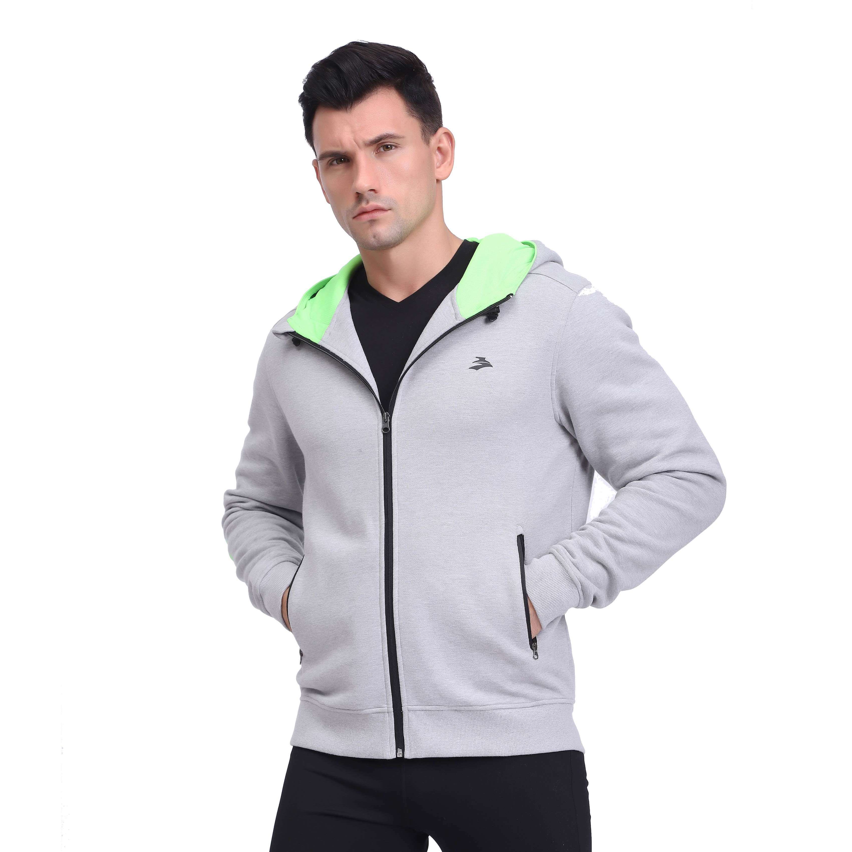 Sweats à capuche pour hommes Poches zippées Cordons de serrage Sweat-shirts zippés &nbsp;