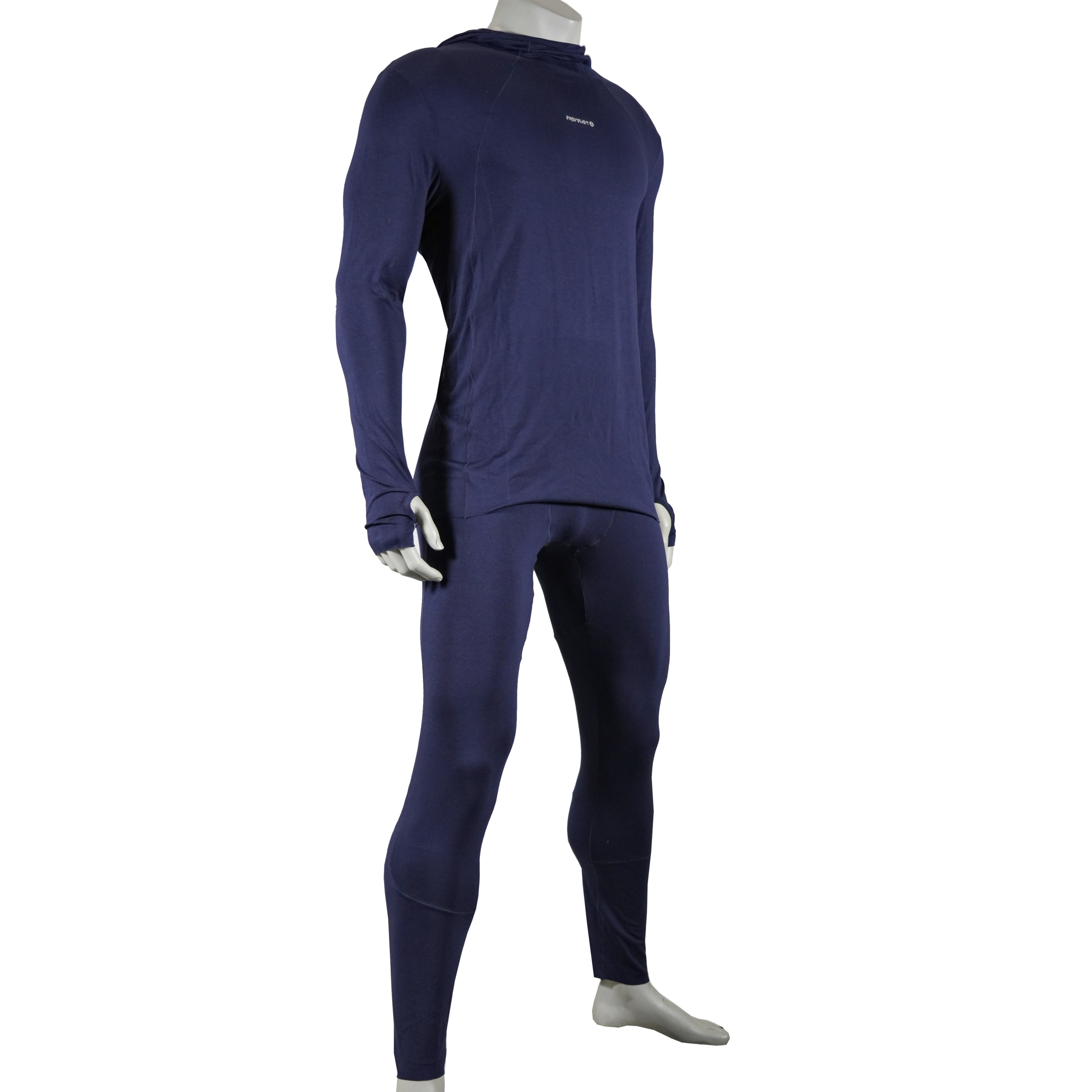 Hommes sèche à sec Lock Baseayer High Cowl Hoodie Pant