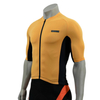 Raglan Bloc de couleur à manches courtes Jersey de cyclisme de poche scellée réfléchie