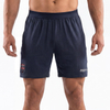 Short de course à rayures athlétiques de football pour hommes