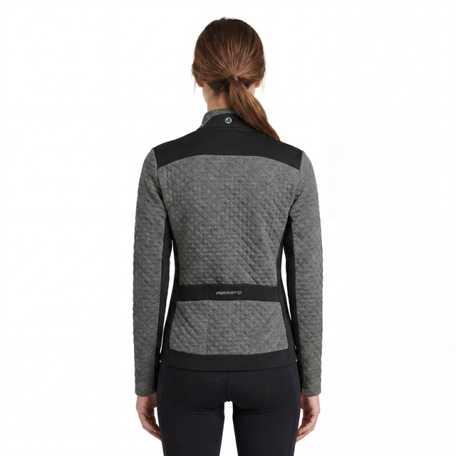 Veste de cyclisme matelassée color block pour femme