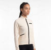 Veste de cyclisme à bordure en maille et panneau à manches Reglan pour femme