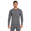 Sous-vêtements thermiques pour hommes, couche de base longue, intérieur en polaire, haut et bas, ensemble de 2 pièces