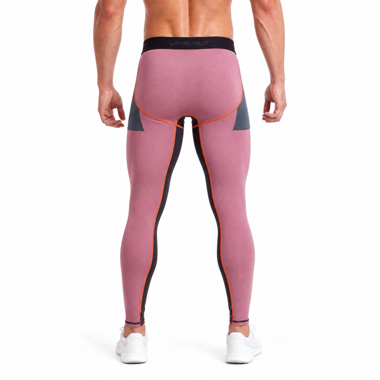 VMTR Pantalon legging à blocs de couleurs pour homme