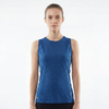 Gilet de course à panneaux en maille pour femmes