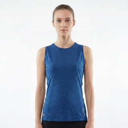 Gilet de course à panneaux en maille pour femmes