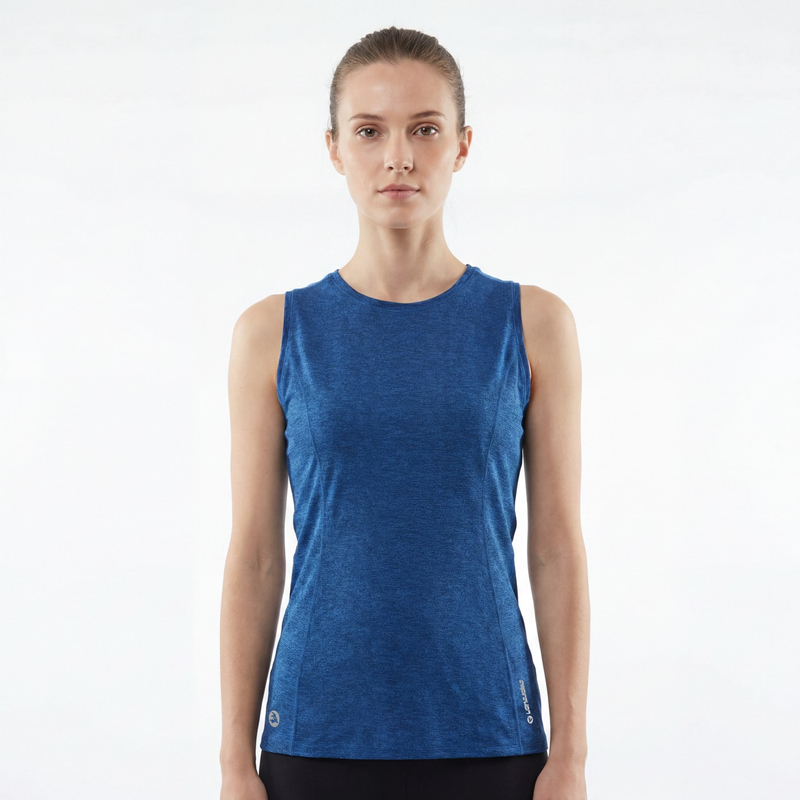 Gilet de course à panneaux en maille pour femmes