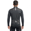 Veste de cyclisme à bordures réfléchissantes coupe-vent pour hommes