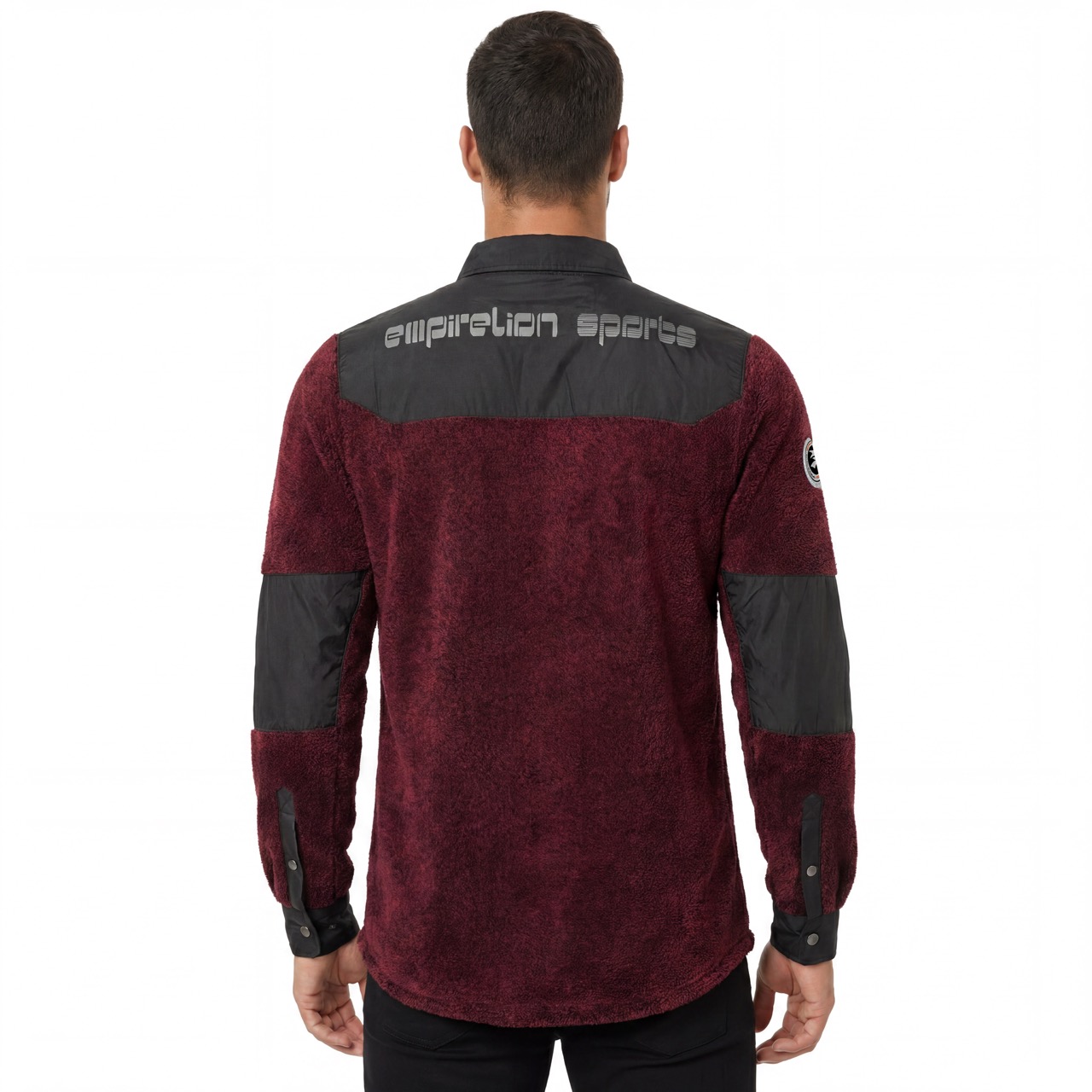 Chemises polaires coupe-vent Shaggy Fuzzy Melange pour hommes, randonnée, Camping