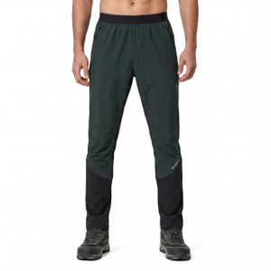 Pantalon actif avec ceinture élastique étirée pour hommes, blocs de couleurs, bordures réfléchissantes