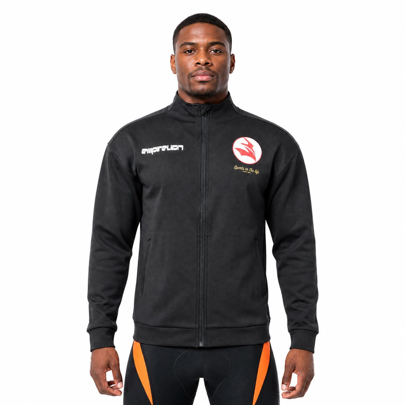 Veste de football zippée pour hommes