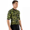 Maillot de cyclisme de poids moyen à manches courtes et impression numérique
