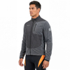 Veste de cyclisme en polaire chaude avec panneaux rembourrés pour hommes