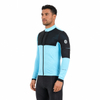 Veste de cyclisme intérieure en polaire avec poche en maille et double poche arrière pour homme