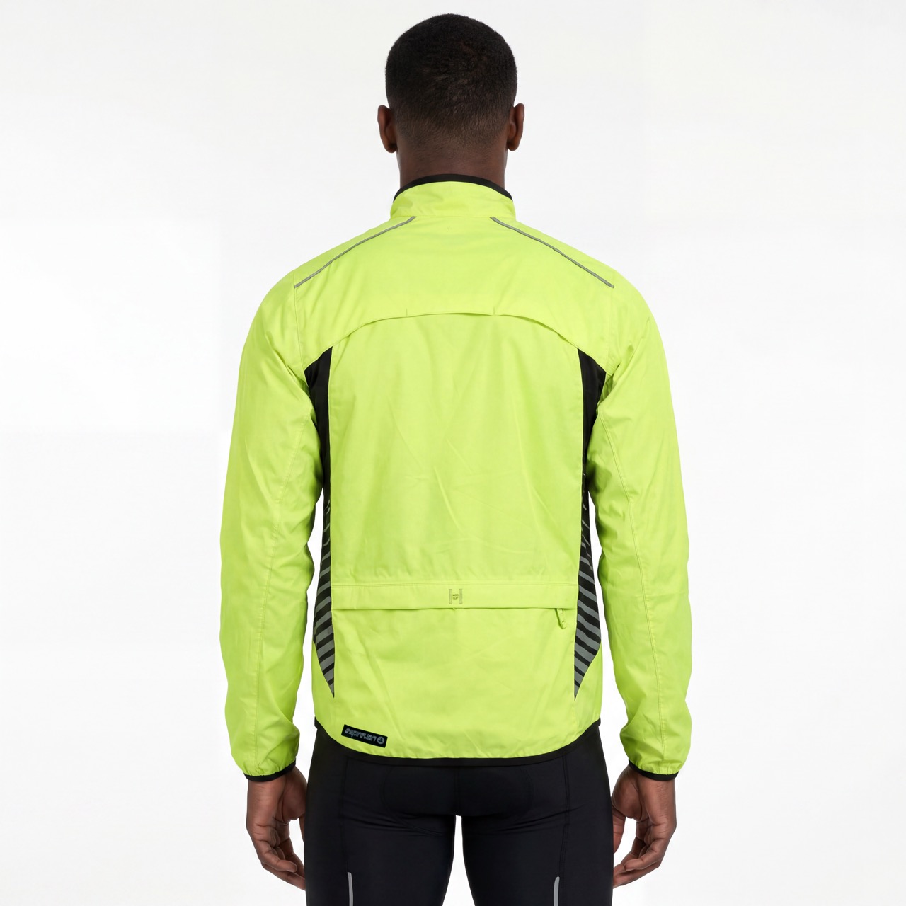 Veste de vélo de pluie enduite coupe-vent pour hommes